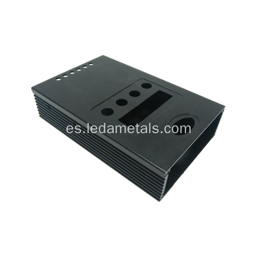 Caja de aluminio anodizado para amplificador de chapa CNC